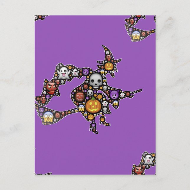 witch emoji postcard (Front)