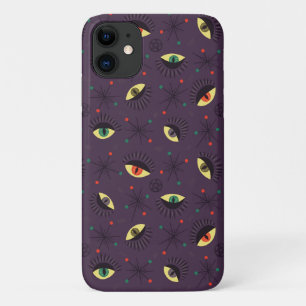 Witch Eyes Dark Gothic Occult Pattern iPhone 11 Case
