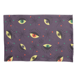 Witch Eyes Dark Gothic Occult Pattern Pillowcase