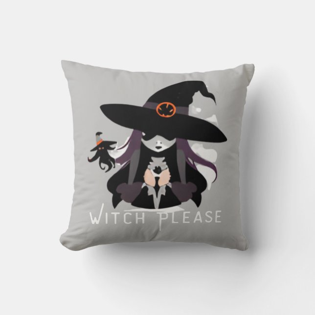 Witch Face Cushion (Front)