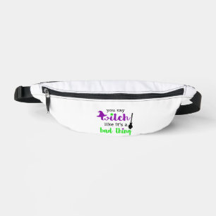 Witch Funny Halloween Bum Bags