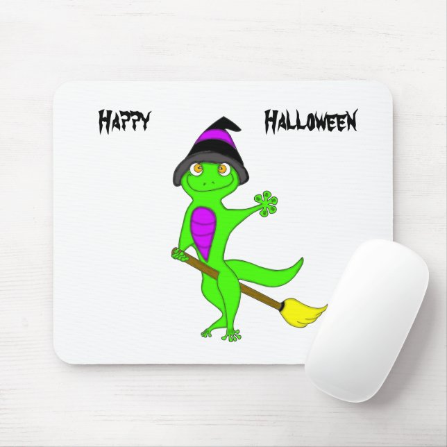 witch gecko mouse mat (With Mouse)