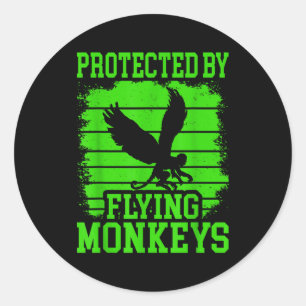 Witch Get My Flying Monkeys  Classic Round Sticker