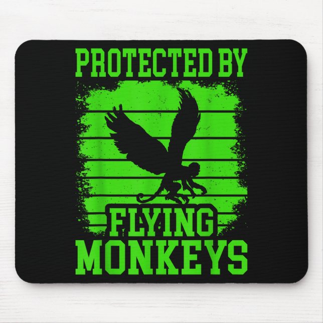 Witch Get My Flying Monkeys  Mouse Mat (Front)