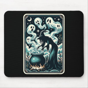 Witch Ghost Cauldron Gothic Supernatural Tarot Car Mouse Mat