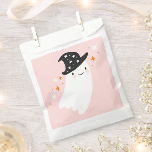 Witch Ghost Pink Halloween Favour Bags