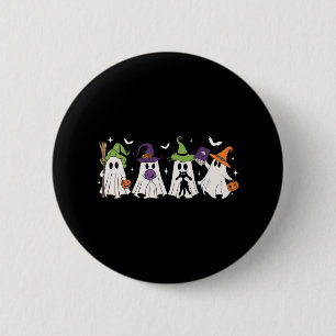Witch Ghosts Spooky Halloween Witchy Women Girl 6 Cm Round Badge