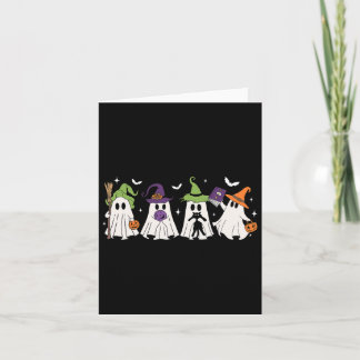Witch Ghosts Spooky Halloween Witchy Women Girl Card