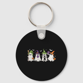 Witch Ghosts Spooky Halloween Witchy Women Girl Key Ring