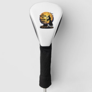 Witch Good Time Halloween Moon Cauldron_1 Golf Head Cover