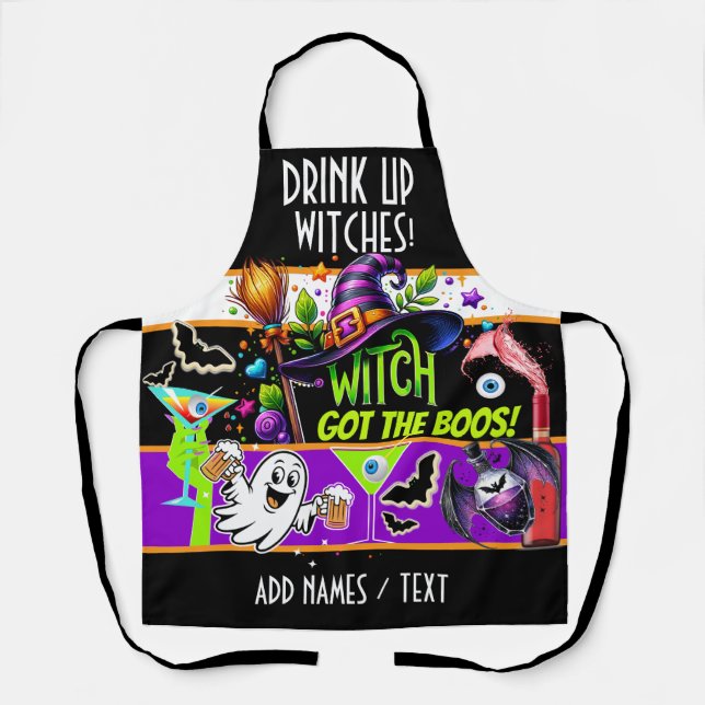 Witch Got the Boos Apron (Front)