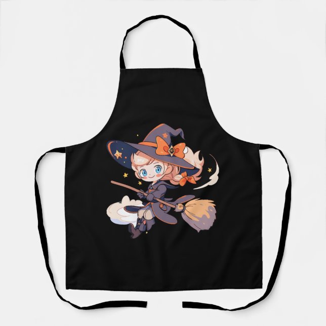 Witch Halloween Apron (Front)
