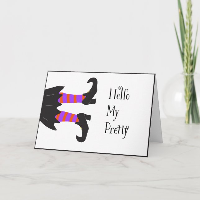 Witch Halloween Card (Front)