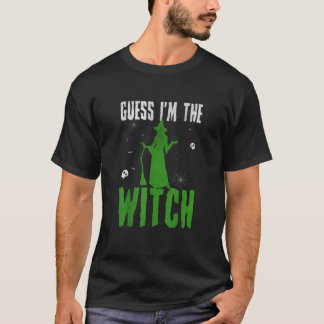 Witch Halloween Costume For  Couple Set  T-Shirt