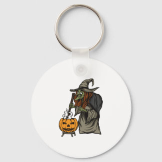 Witch Halloween           Key Ring