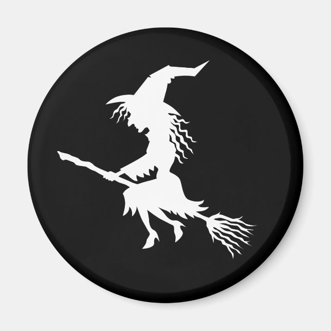 Witch Halloween Magnet (Front)