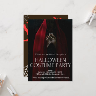 Witch Halloween Night Party Invitation