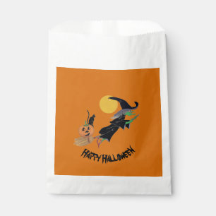 Witch Halloween Party Fun Colourful Favour Bags