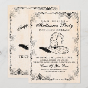 Witch Halloween Party Invitation