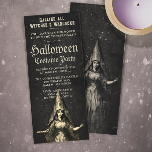 Witch Halloween Party Invitation