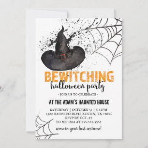 Witch Halloween Party Invitation