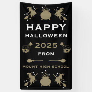 Witch Halloween Party Wall Banner
