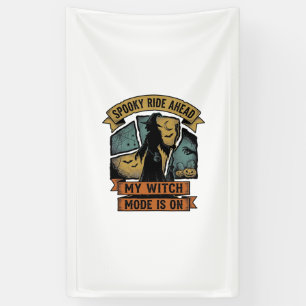 Witch Halloween Shirt Funny Vintage Witch Design_1 Banner
