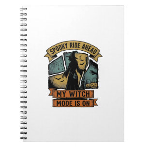 Witch Halloween Shirt Funny Vintage Witch Design_1 Notebook
