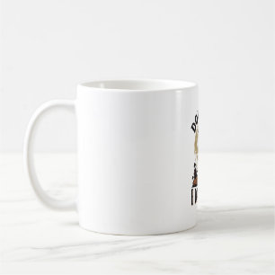 Witch Halloween Shirt with Vintage Moon Graveyard Coffee Mug