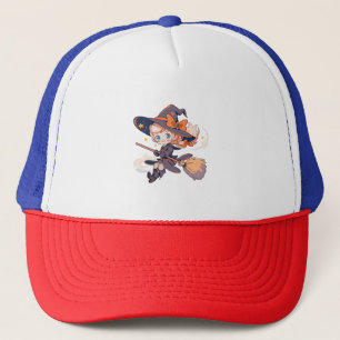 Witch Halloween Trucker Hat