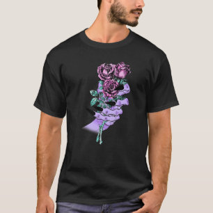 Witch Hand Roses Pastel Goth Nu Goth Premium T-Shirt