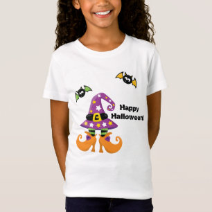 Witch Hat and Feet Halloween T-Shirt