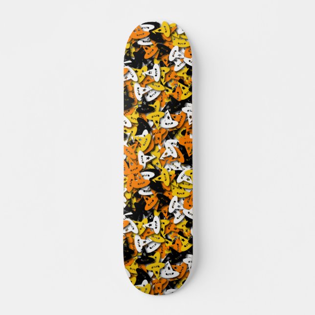 Witch Hat Confetti Skateboard (Front)