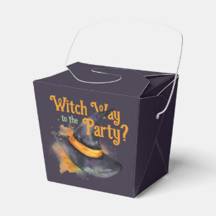 Witch Hat Halloween Party Favour Box