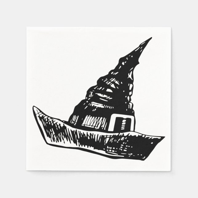 Witch hat napkin (Front)