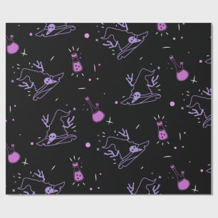 Witch Hat & Potion Wrapping Paper