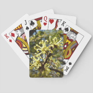 Witch Hazel Flowers Playing Cards