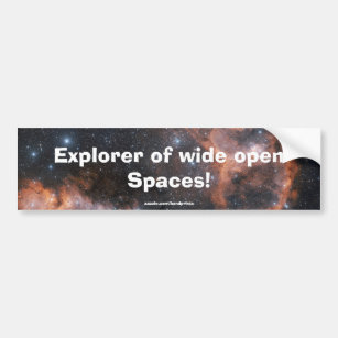Witch Head Nebula Bumper Sticker