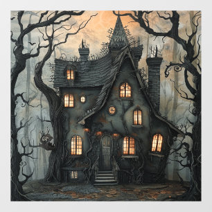Witch House Window Cling