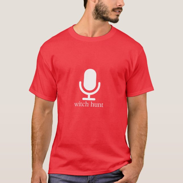 Witch Hunt Podcast Logo T-Shirt without background (Front)