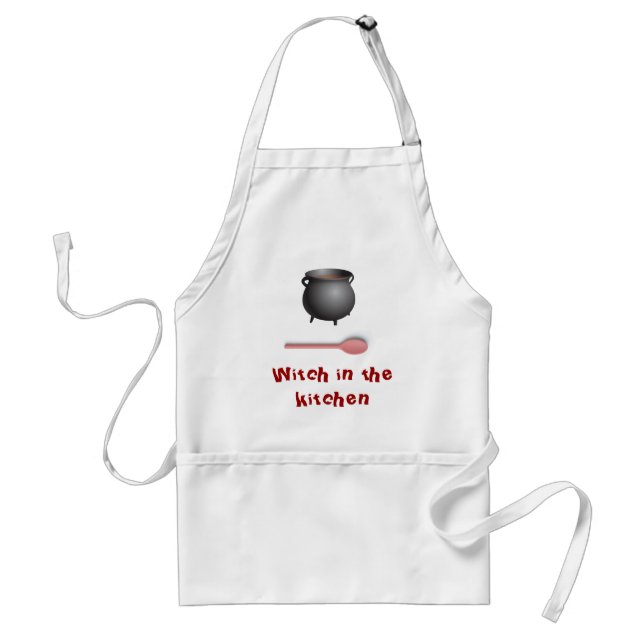 Witch in the kitchen standard apron (Front)