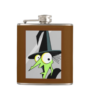 Witch In The Mirror Flask