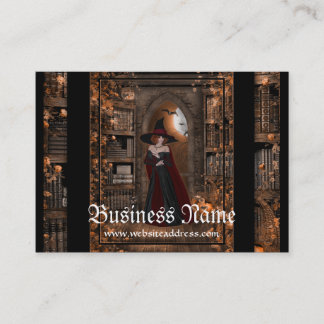 Witch in the Night Fantasy Business Cards