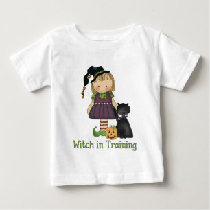 Witch in Training Halloween Infant's Long Sleeve Baby T-Shirt