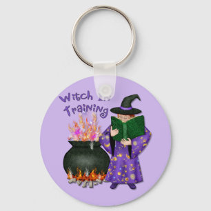 Witch in Training Key Ring