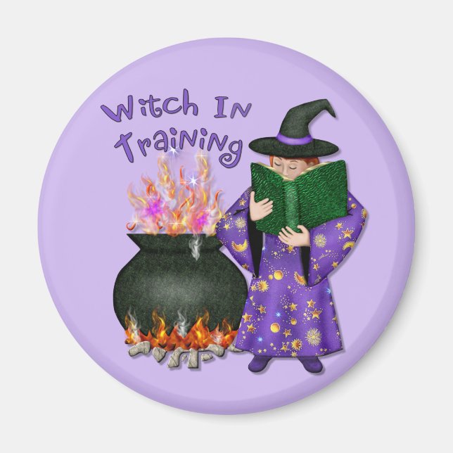 Witch in Training Magnet (Front)