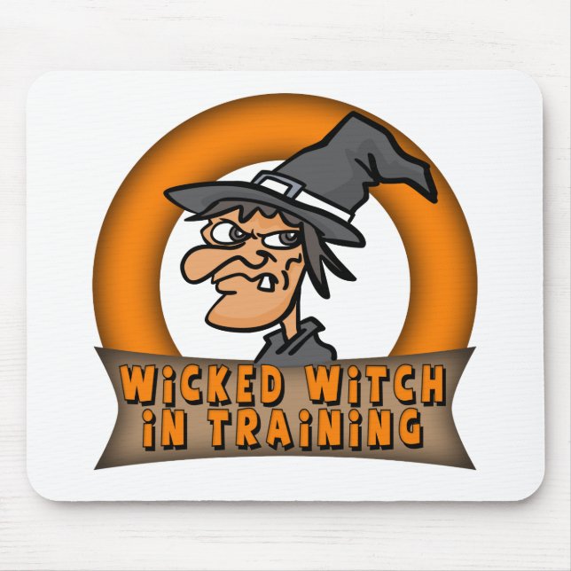 Witch In Training Mouse Mat (Front)