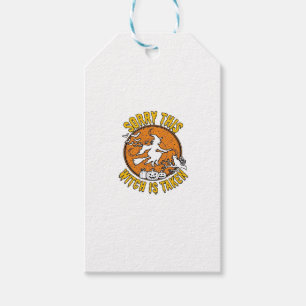 Witch Is Taken Halloween Pumpkins Cat_1 Gift Tags