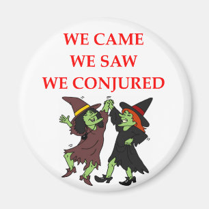 witch joke magnet