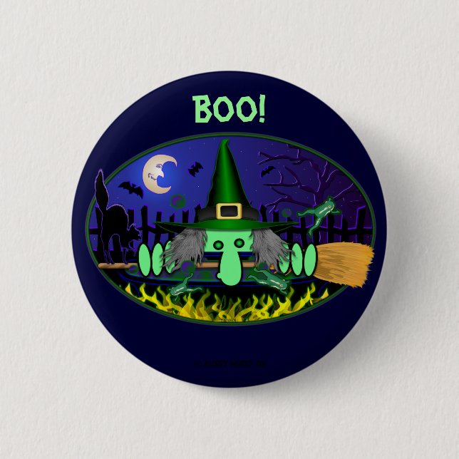 Witch Kilroy Button (Front)